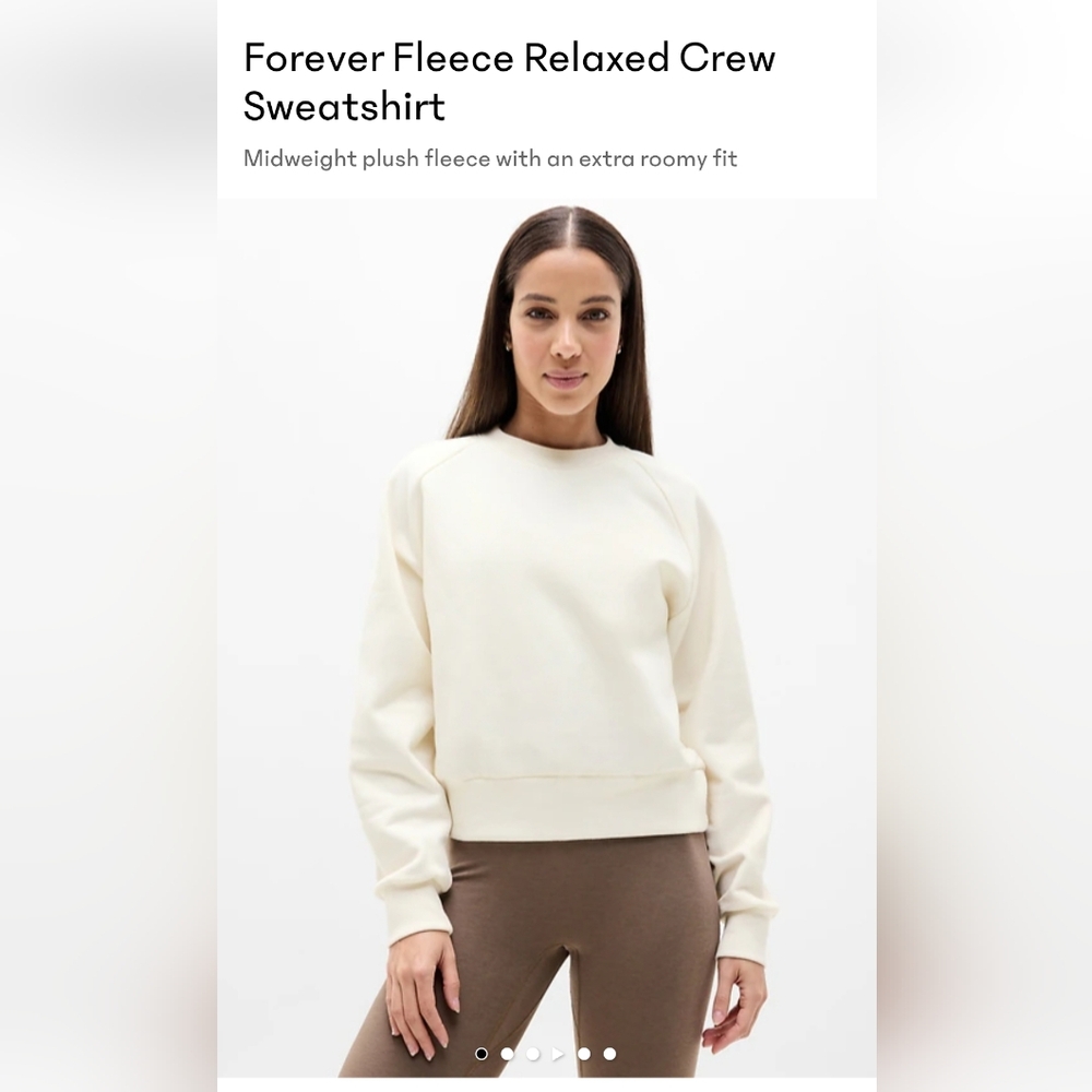 Forever Fleece Relaxed Crew Sweatshirt